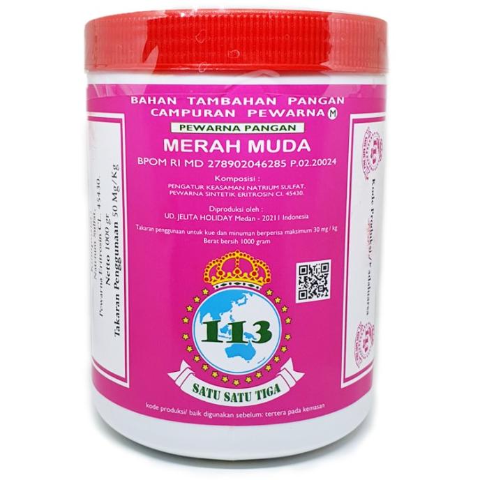 

[COD] Pewarna Makanan Merah Muda/ Food Coloring Rose Pink 1000 gr [COD]