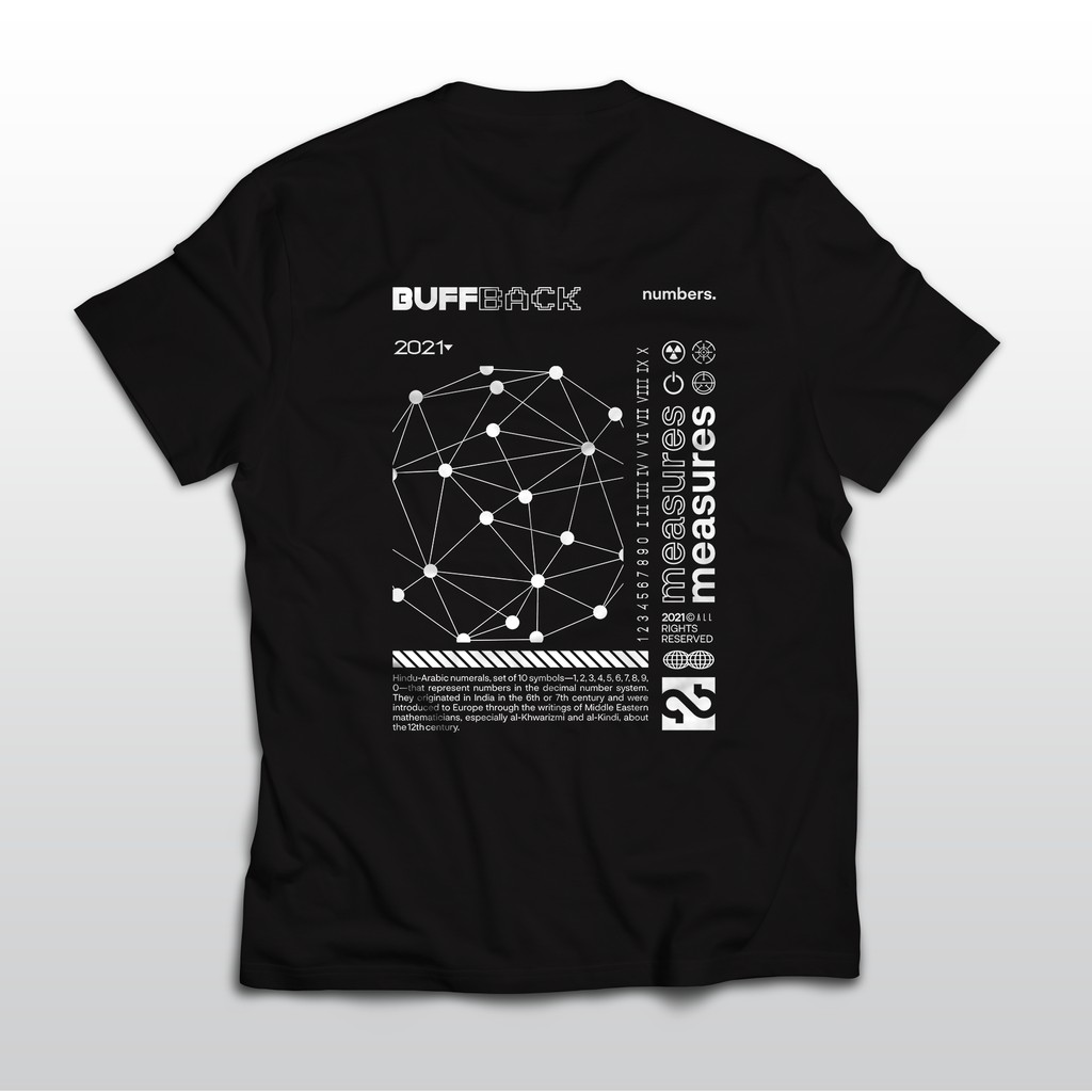 T-Shirt Pria BUFFBACK 8-Bit A01