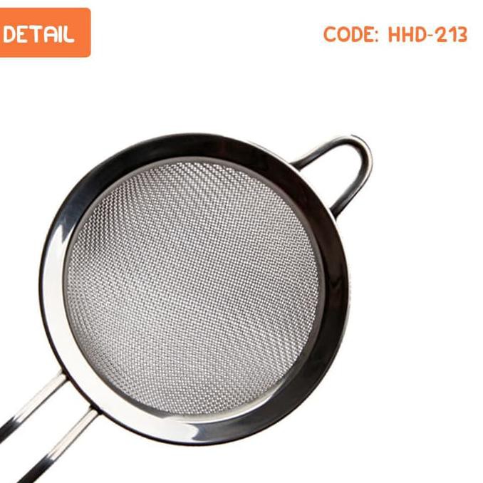 SARINGAN TEH MINYAK TEPUNG JUS STAINLESS STEEL (HHD-213)