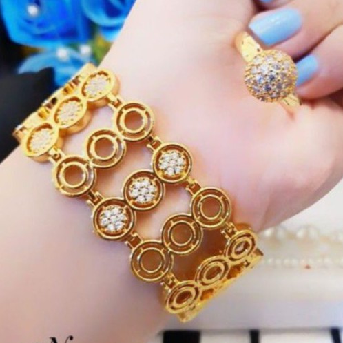 Xuping Gelang dan Cincin Gold Terlaris Rh007