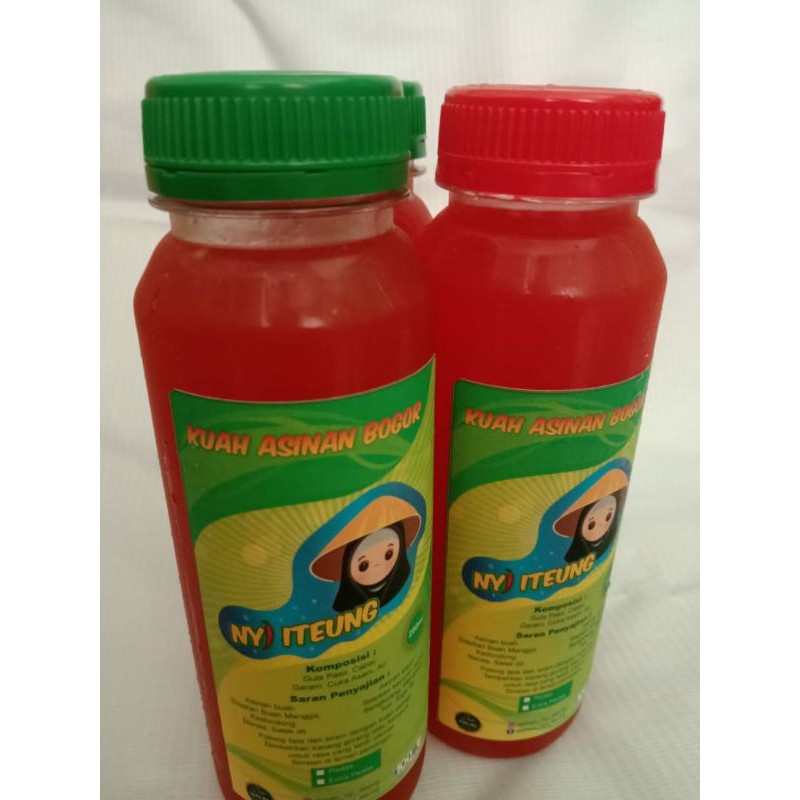 

kuah Asinan NYI iteung per botol 250 ml