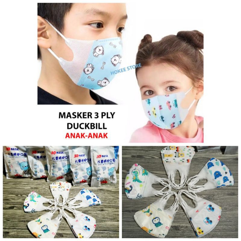 masker duckbil anak