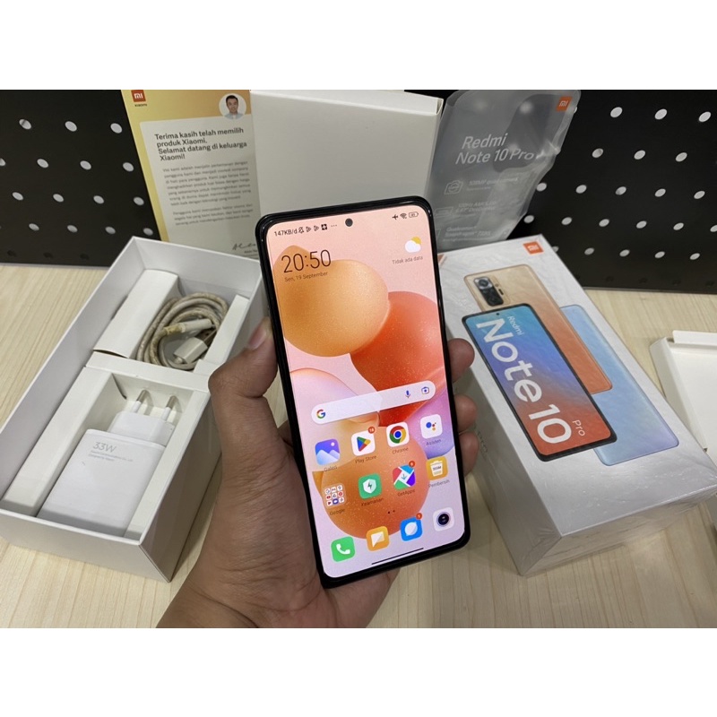 Redmi Note 10 Pro 8/128 bekas mulus
