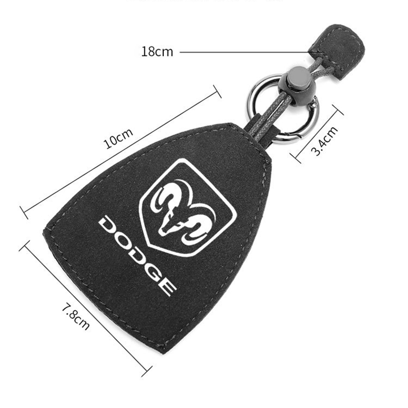 Suede Car key bag Universal fob for Dodge Car Key Case