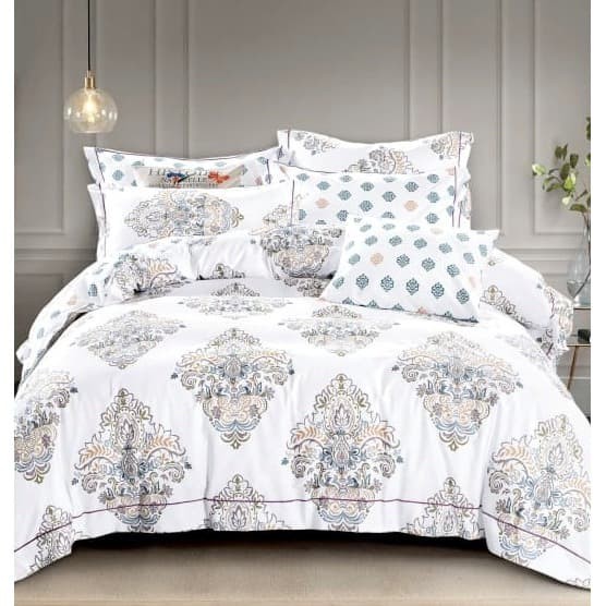 Sprei Katun Jepang Batik Abram | Sprei Satin Jepang