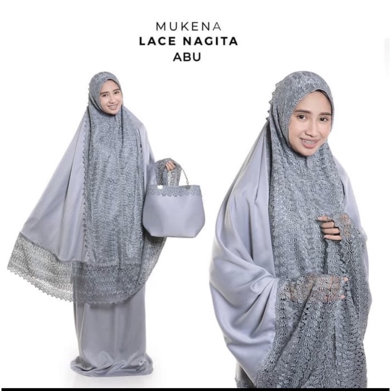 mukena zahra naghita abu swarovsky kd full tas behel (COD)