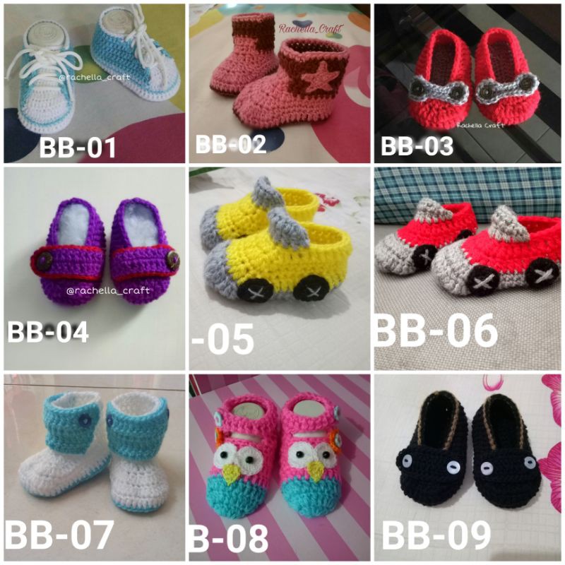 Sepatu Rajut Bayi / Sepatu Bayi Cowok / Sepatu Prewalker Bayi Cowok
