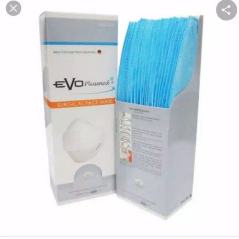 Masker Evo Plussmed 3 ply per pcs