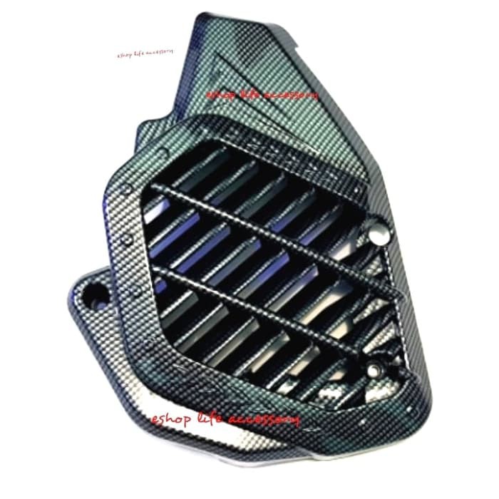 aksesoris PCX cover radiator New honda PCX LOKAL carbon hitam  karbon pcx radiator Murah