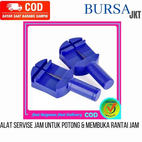 Alat pemotong tali rantai jam tangan alat servis jam tangan BIRU