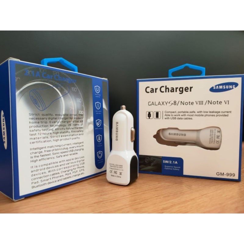 Saver Charger Mobil ADSUN 2Usb 2.4A Metal Charger