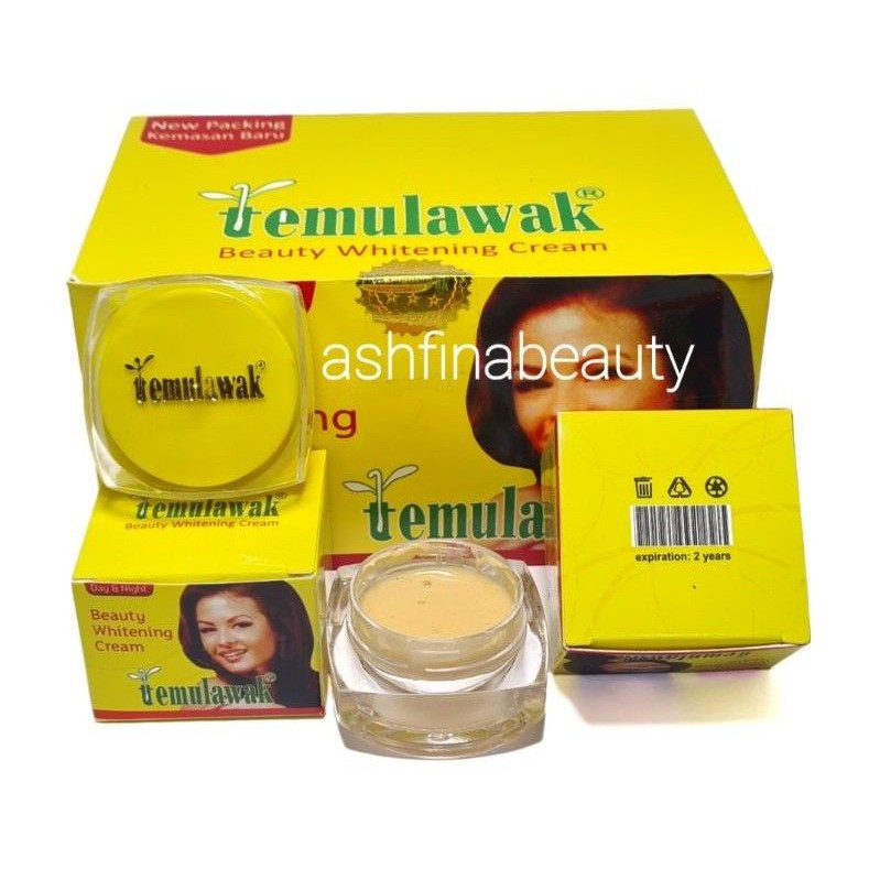 TEMULAWAK BEAUTY WHITENING CREAM POT KACA ORIGINAL ( LUSINAN )