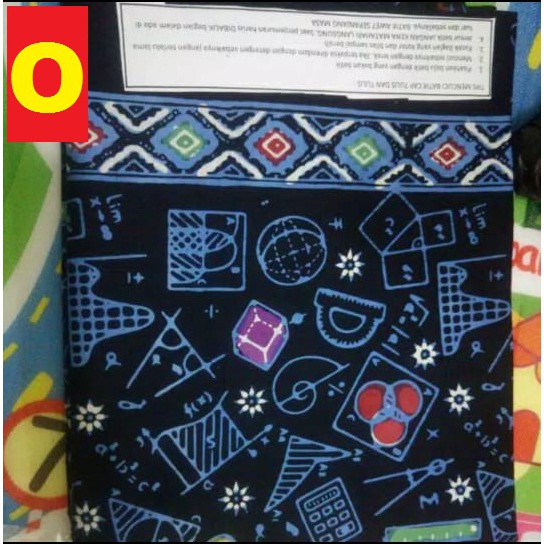 KAIN BATIK MATEMATIKA HARGA MURAH - O