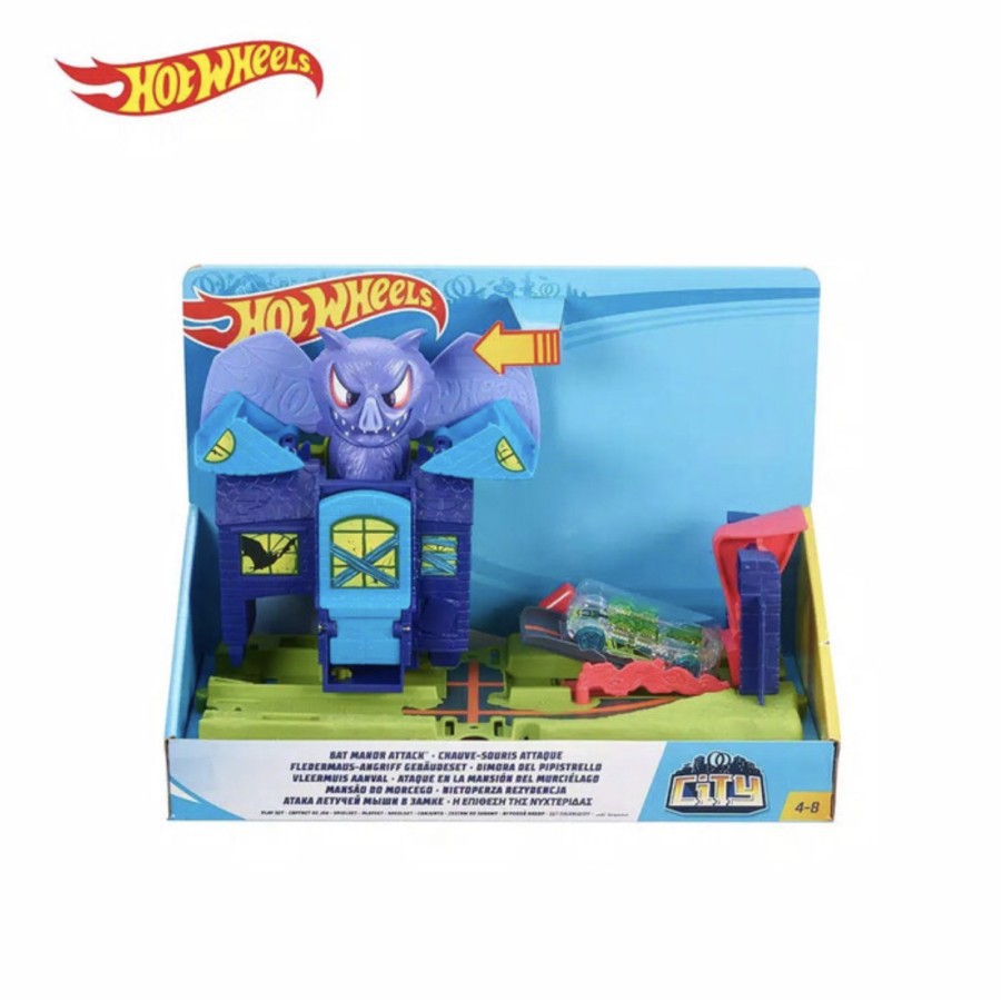 HOT WHEELS BAT MANOR ATTACK CITY PLAYSET ORIGINAL HOTWHEELS