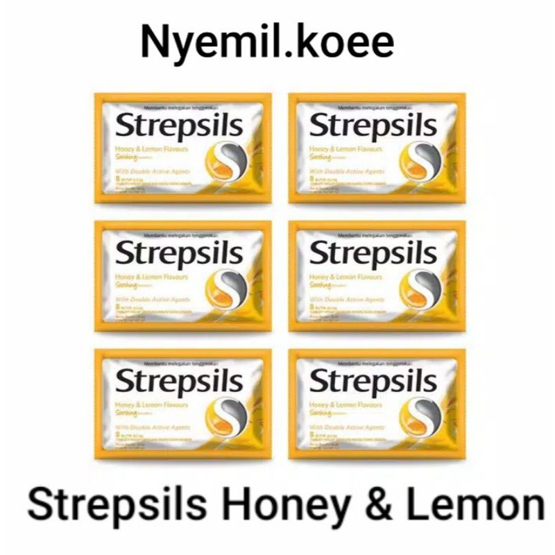 

Strepsils Soothing Honey & Lemon Sachet 8's