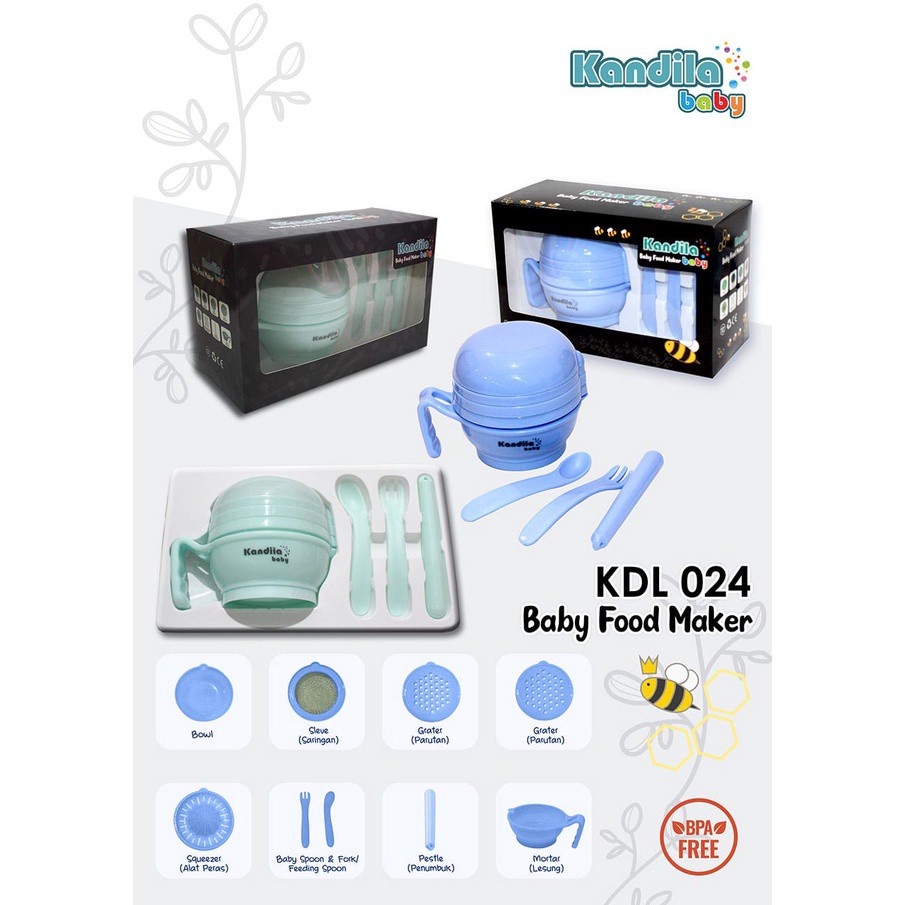 Castle - Kandila Baby Food Maker KDL024 - Grinding Set Kandila - Food Processor