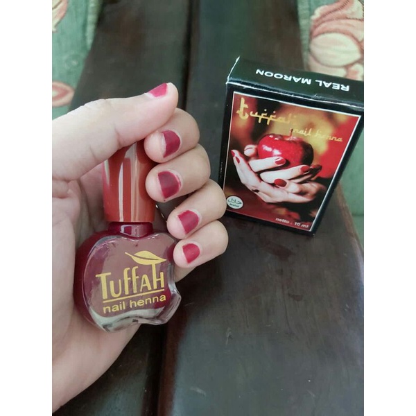 Kutek Tuffah Nail Henna Tahan lama Kutek Tahan lama