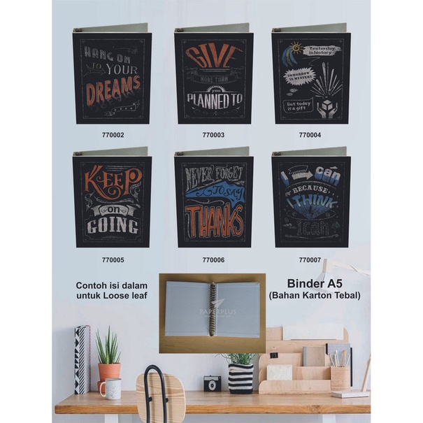 

Binder A5 / Binder Note A5 / Typography / Set 2846
