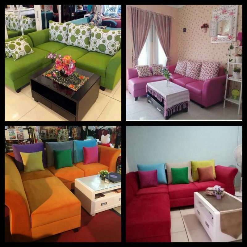 Promo Sofa L Minimalis / Nerima tukar tambah dengan sofa lama anda