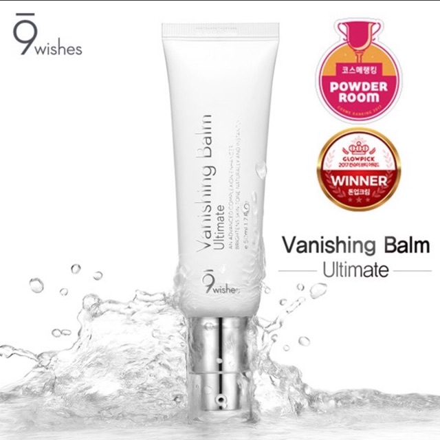 New 9wishes ultimate tone up vanishing balm
