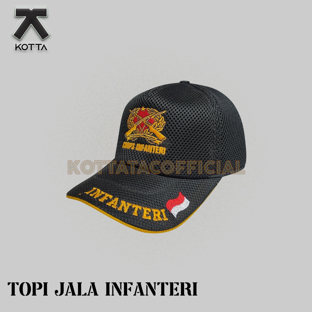 TOPI JALA INFANTERI - TOPI TNI AD - TOPI JARING INFANTERI - TOPI INF