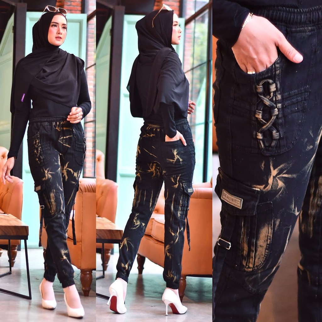 McS - Celana Jogger jeans cargo/ Jeans wanita/ Jogger Wanita/Jogger Tyde/Jeans Tyde