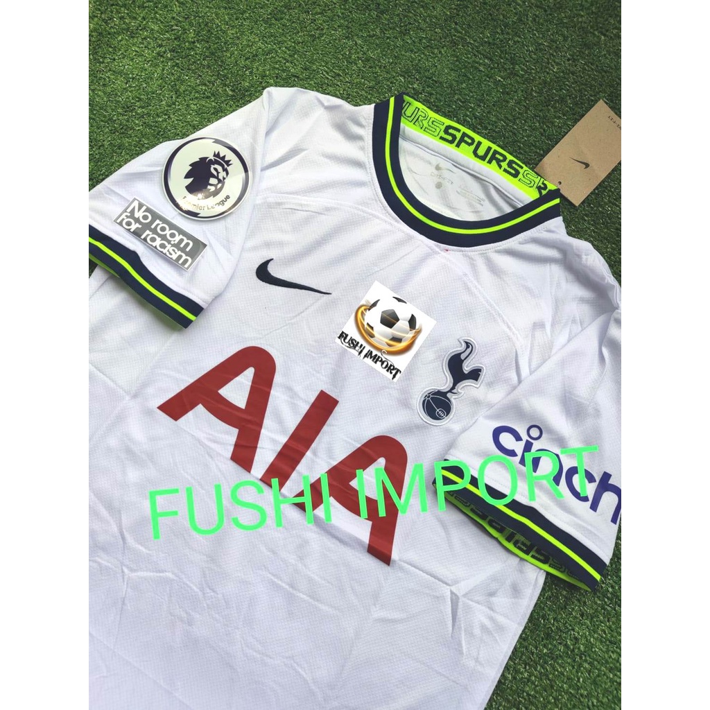 Jersey Baju Bola Spurss Home Full Patch 2022 2023 Grade Ori