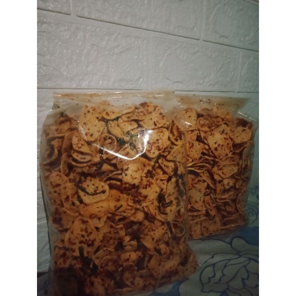 

basreng pedas daun jeruk 1kg