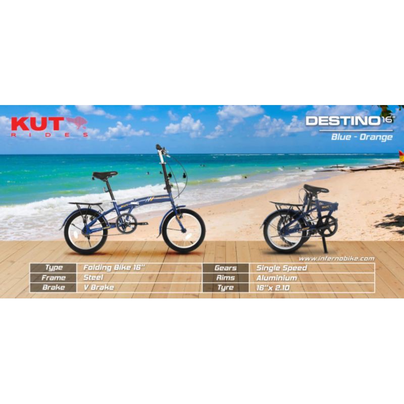 Sepeda Lipat Family Kuta Rides Destino 16inch