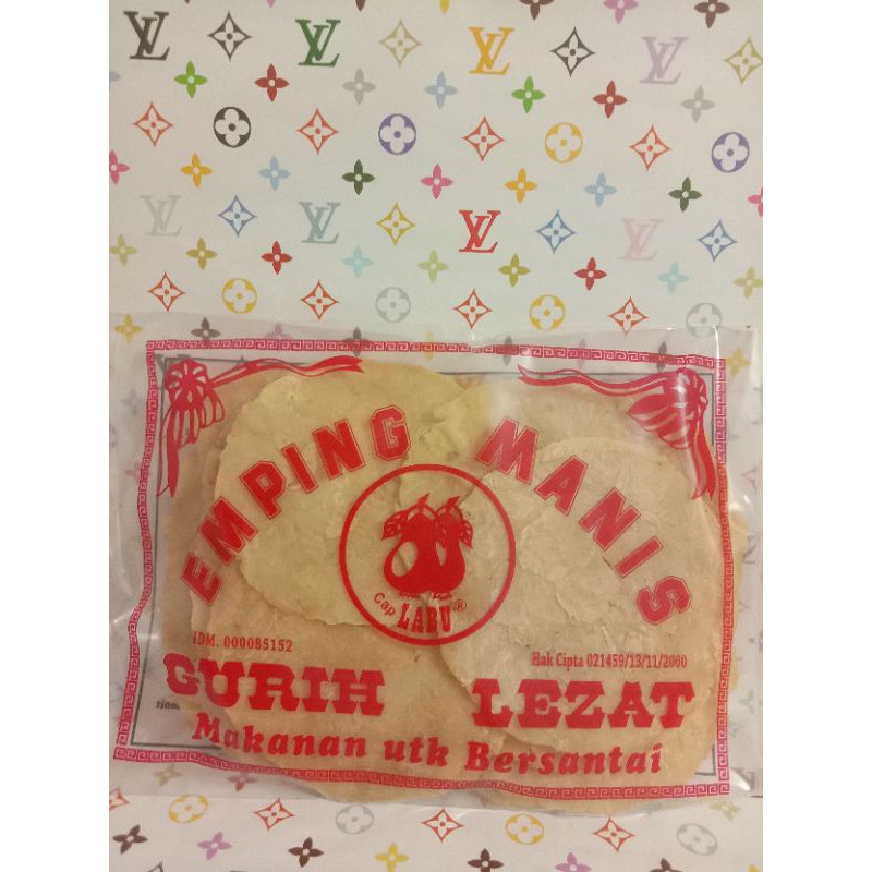 

emping mentah cap labu