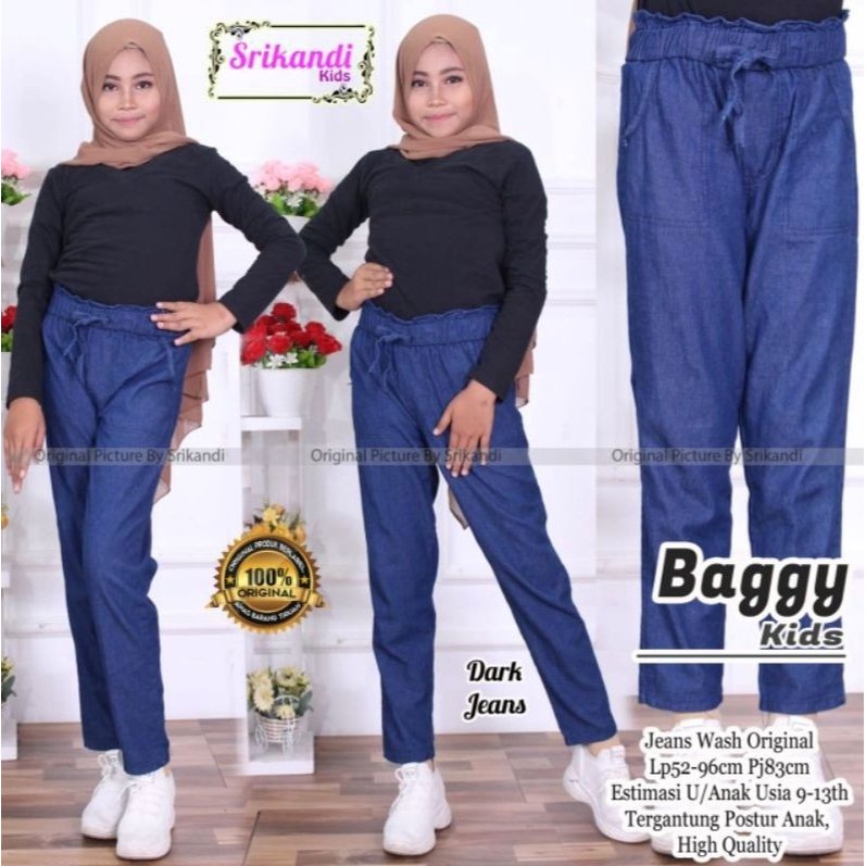 baggy kids celana anak tanggung jeans original BY SRIKANDI