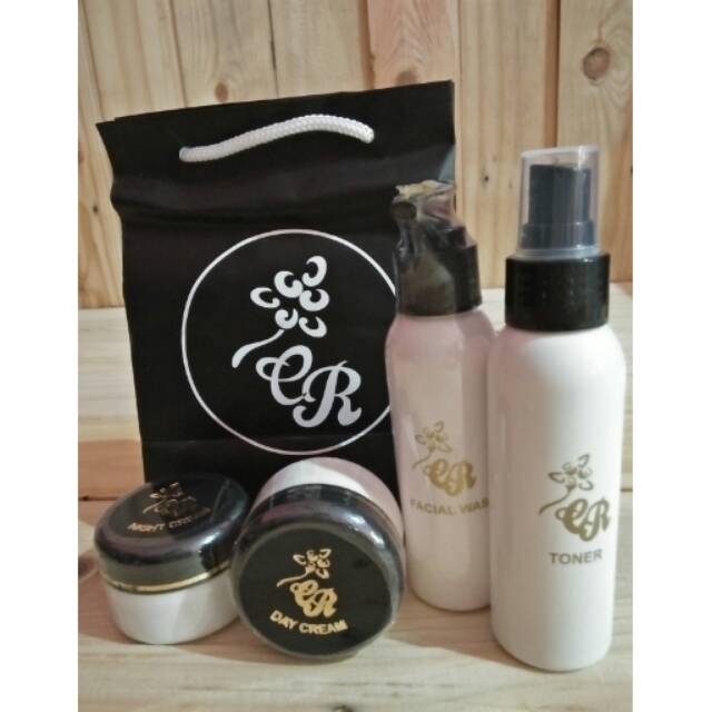 Paket krim cream CR original (non serum) pemutih wajah