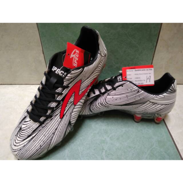 SPECS BARRICADA ULTRA FG WHITE-BLACK-EMPEROR RED