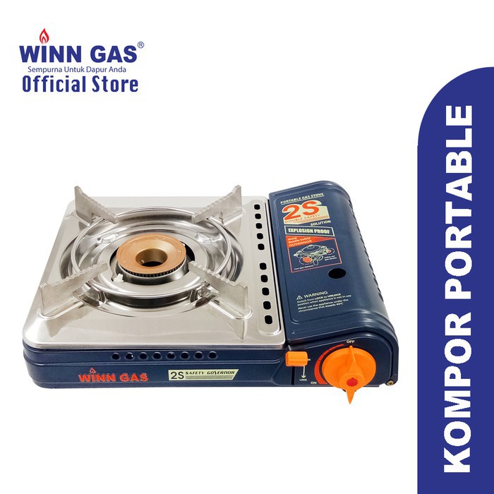Kompor Gas Portable Winngas W2S Double Safety