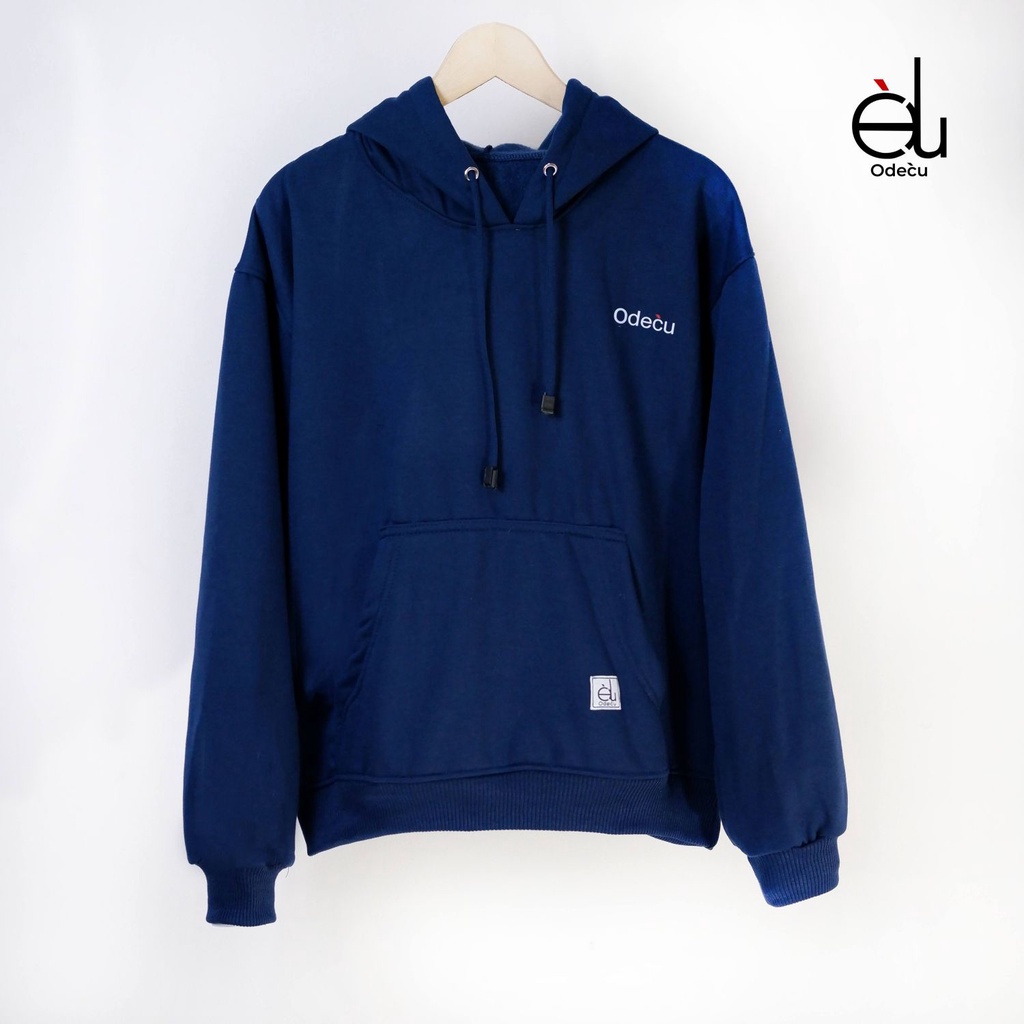 ODECU HOODIE PREMIUM NAVY SWEATER OVERSIZE WANITA PRIA