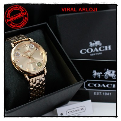 Jam Tangan Wanita Coach Flower Original