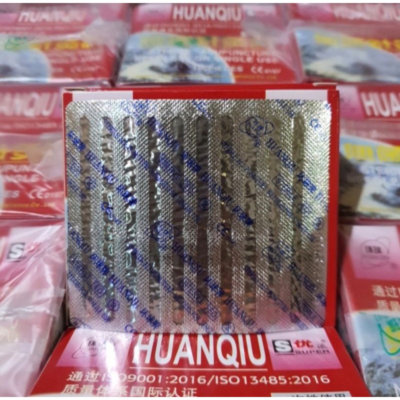 Jarum Akupuntur HuanQiu / Acupunture Needle / 0.25x25 mm (1 cun) halus