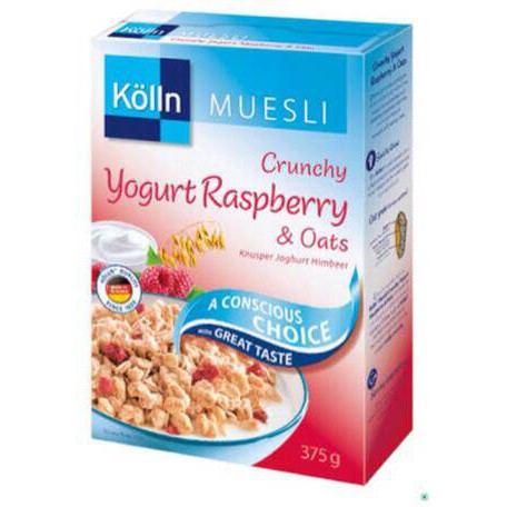 

Kolln Muesli Crunchy Yogurt Raspberry & Oats Cereal