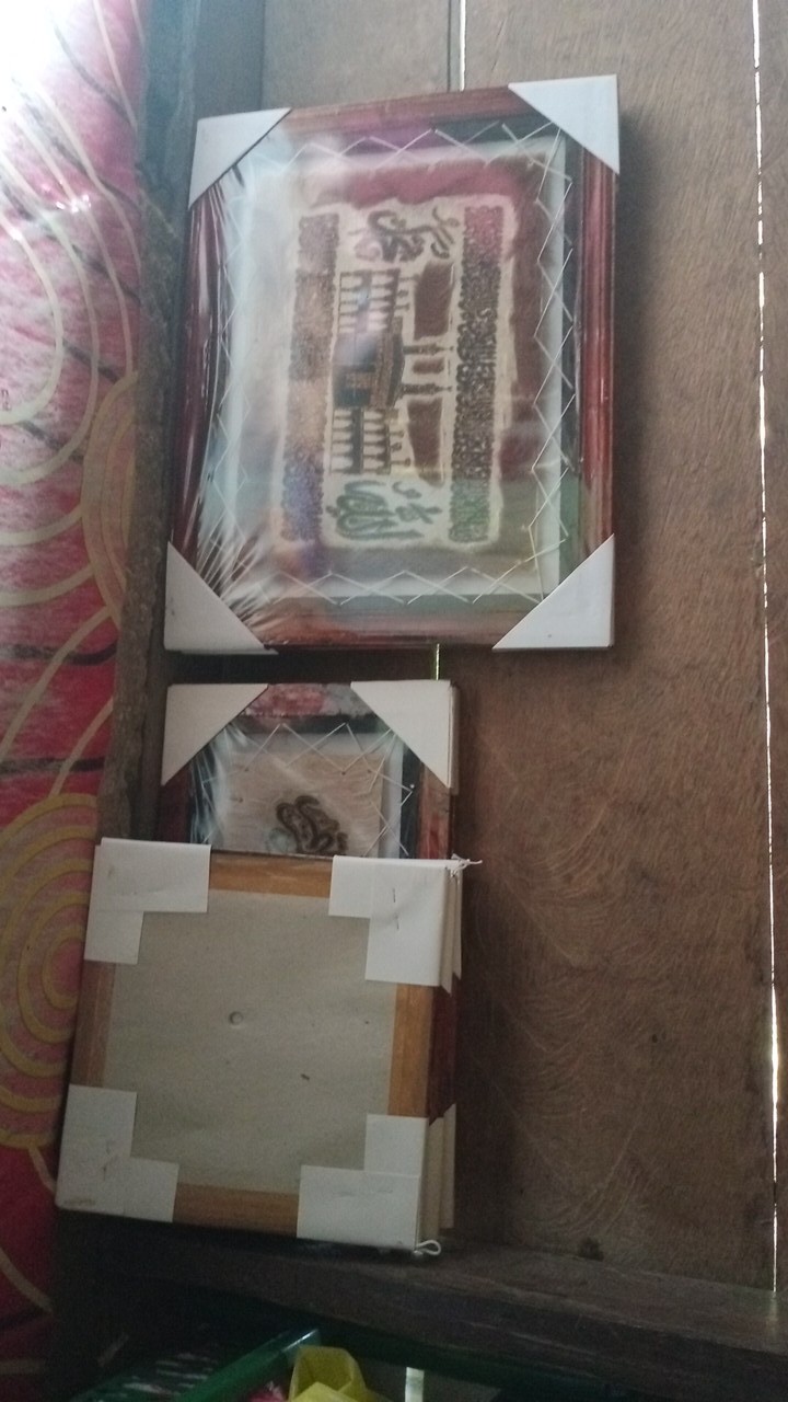 Kaligrafi Kulit Kambing Empat Serangkai Kitab Petunjuk