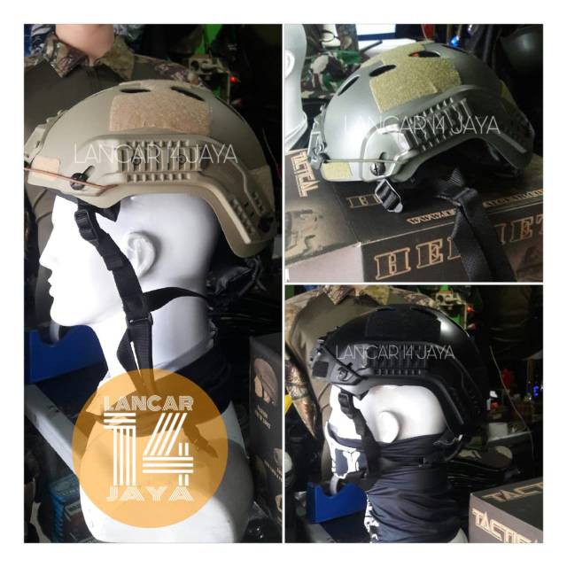 RPM Helm tactical / cover face / protection / pengaman kepala army military murah bandung
