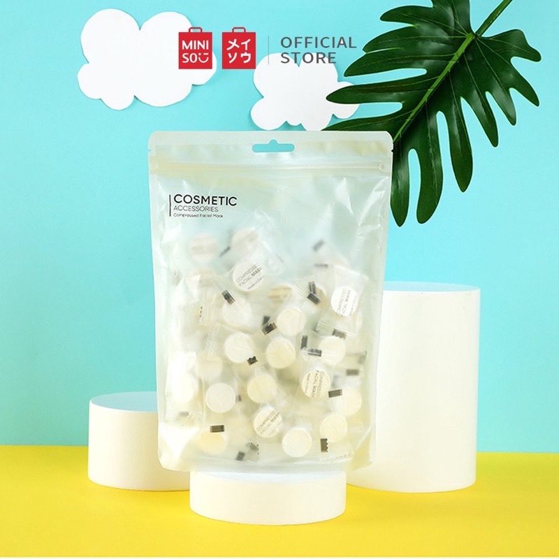 [BPOM] Miniso Compressed Mask 90 pcs