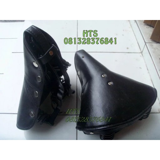 sepeda onthel - jok sadel terry besar dengan bentuk yg unik dan gagah