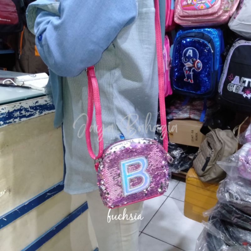 SELEMPANG MINI SEQUIN WANITA ANAK PEREMPUAN