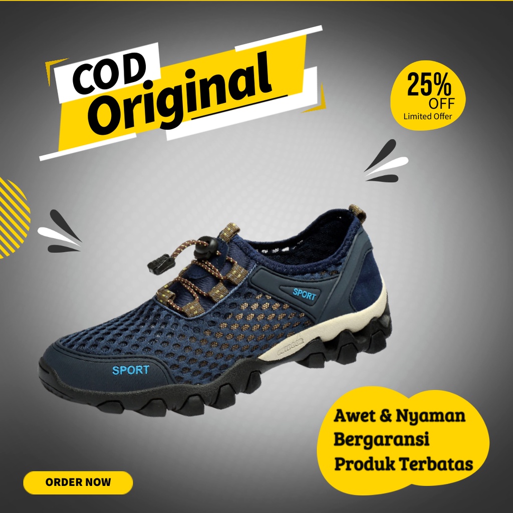 Sepatu Pria import A-11 Sepatu Sneakers Import Korea Pria Dewasa Sepatu Sport Gunung Sepatu Olahraga