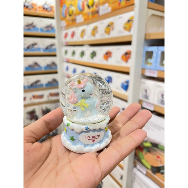 UNICORN CRYSTAL BALL FIGURE MINISO