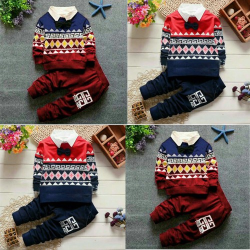  Baju  Anak  Korea  Umur 1 2 3 4 5 Tahun TK Set Stelan Setelan 