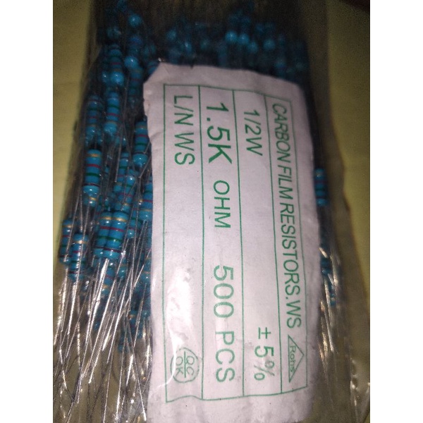 RESISTOR 1K5 SETENGAH WATT