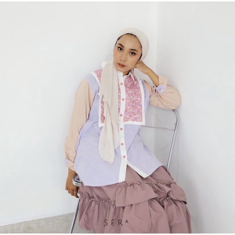 (𝐒𝐈𝐀𝐏 𝐊𝐈𝐑𝐈𝐌) Sera.Studios | IVYARA PATERA BLOUSE