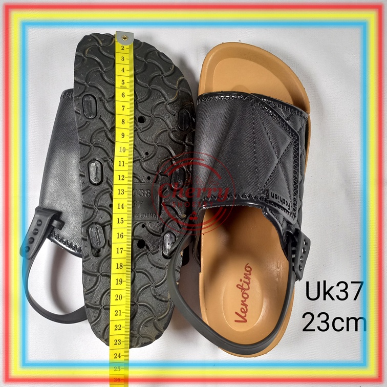 8038H2 Sandal Slop Cewek Verotino Sepatu Sandal Karet Wanita Slip On Tawana Kualitas Import