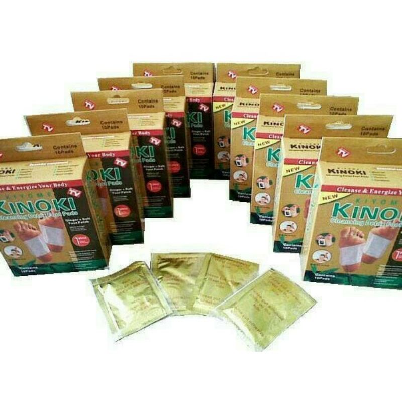 JG - KOYO KAKI - Kinoki Gold Original 1 pcs Kiyome Ginger Salt Cleansing Koyo Detox Foot Kaki Pads